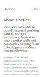 Mobile Screenshot of hactics.com